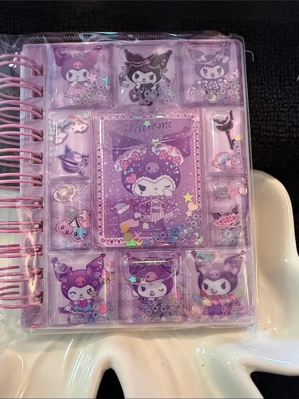 Sanrio Kuromi Lavender Purple Spiral Journal